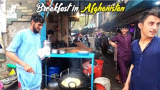 Breakfast traditional food in Afghanistan | Pacha Pulao | Parta | milk | Nashta Street Food 2021 HD
