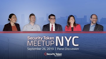 Security Token Meetup NYC Panel Discussion