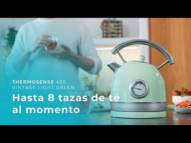 Hervidor de agua Cecotec Thermosense 420 Vintage Light 2200W 1,8L -  Embargosalobestia