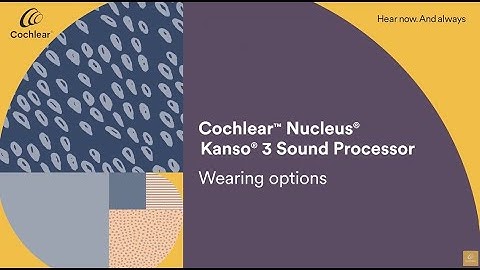 Cochlear™ Nucleus® Kanso® 3 Sound Processor wearing options for adults