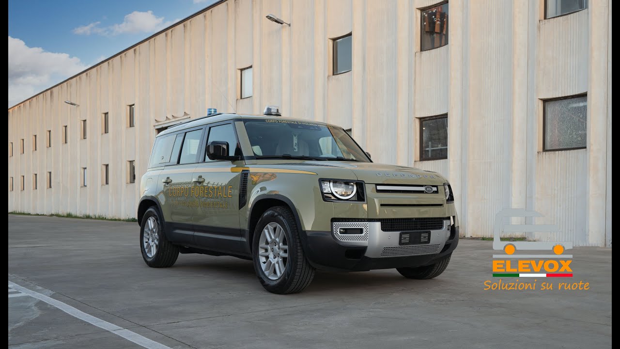 Land Rover Defender Corpo Forestale e di Vigilanza Ambientale Sardegna Elevox Srl YouTube Land Rover Defender Corpo Forestale e di Vigilanza Ambientale Sardegna Elevox Srl YouTube