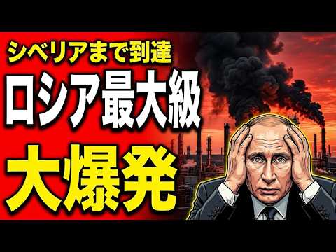 ロシア最大級の製油所で大爆発…シベリア攻撃の衝撃