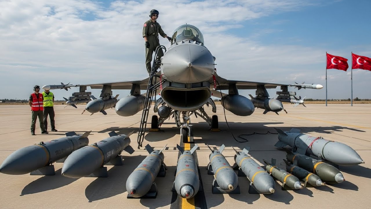 Modern Weapons Technology: Turkish F-16s Test High-Precision Mini-Bombs