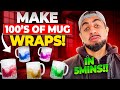 Fast design create 100 ai mug wraps in just 5 minutes