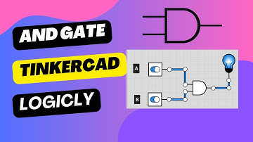 AND Logic Gate with 74HC08 | Tinkercad & Logicly Tutorial