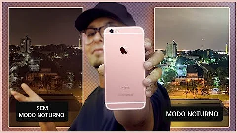 Como tirar foto no modo noturno no iPhone?