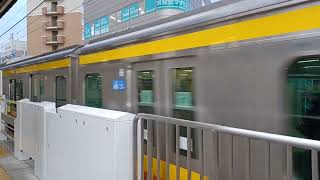 南武線E233系8000番台横ナハN24編成各駅停車立川行発車動画