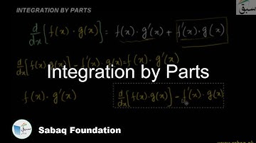 Integration by Parts, Math Lecture | Sabaq.pk