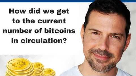 How did we get to the current number of bitcoins in circulation? - George Levy