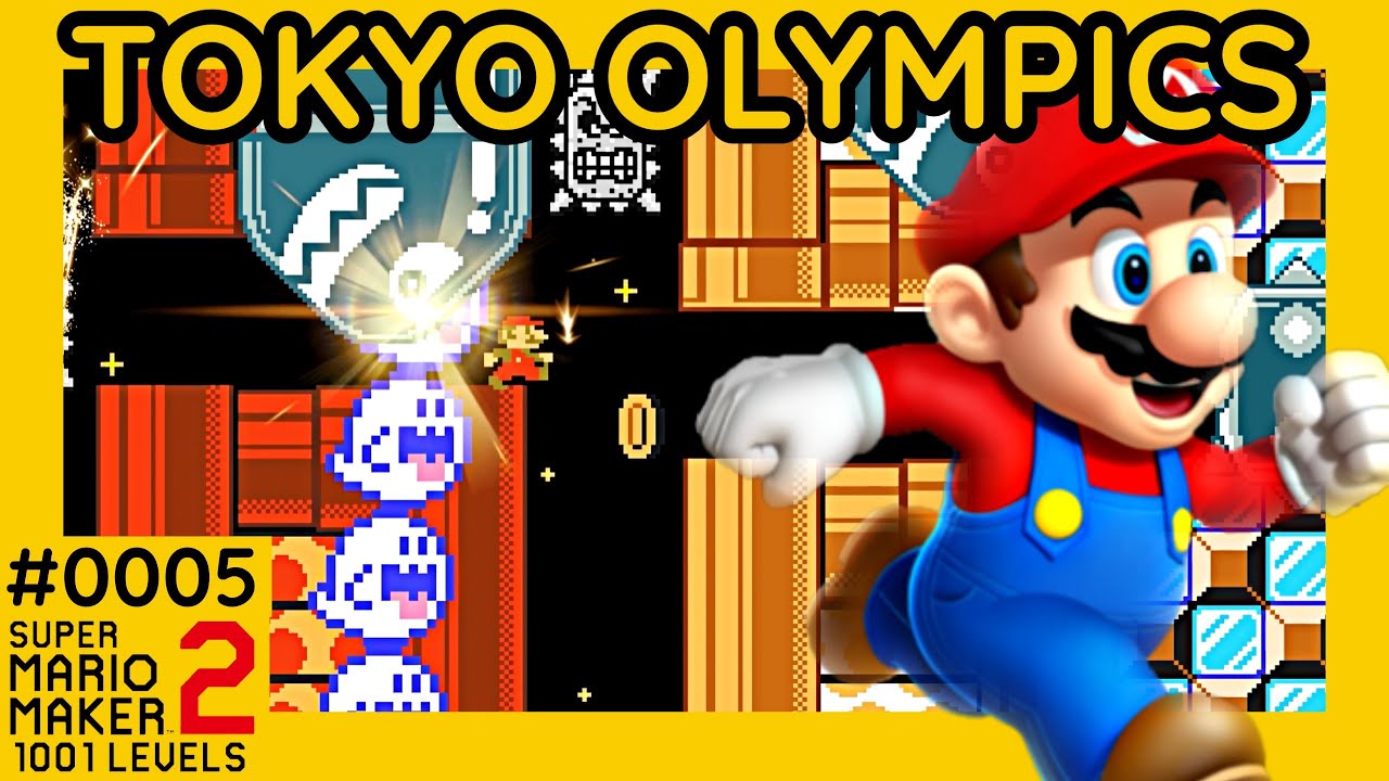 Super Mario Maker 2 | 1001 Levels #0005 | Amazing "Tokyo Olympics ...