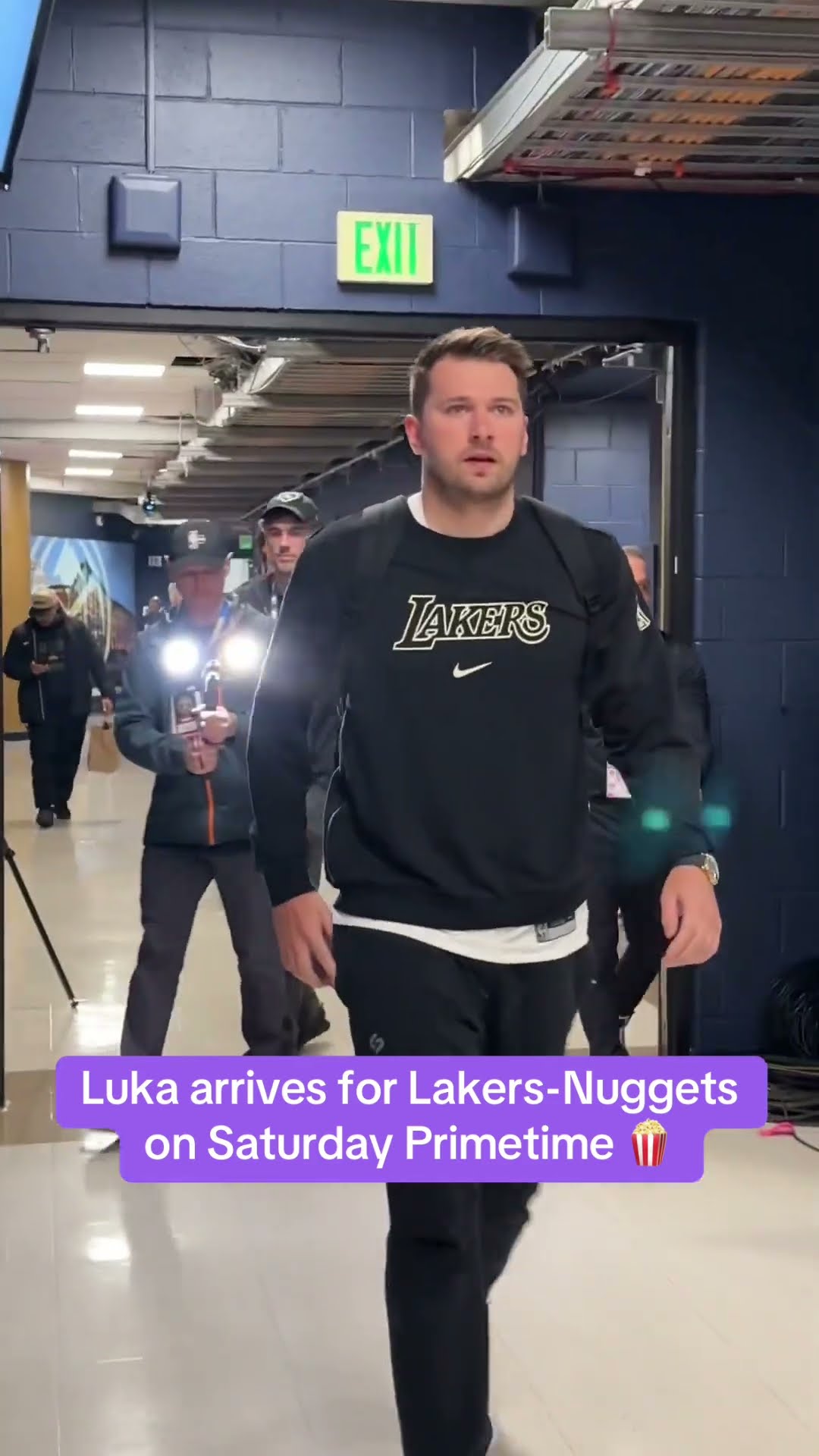 Luka is in the building ?