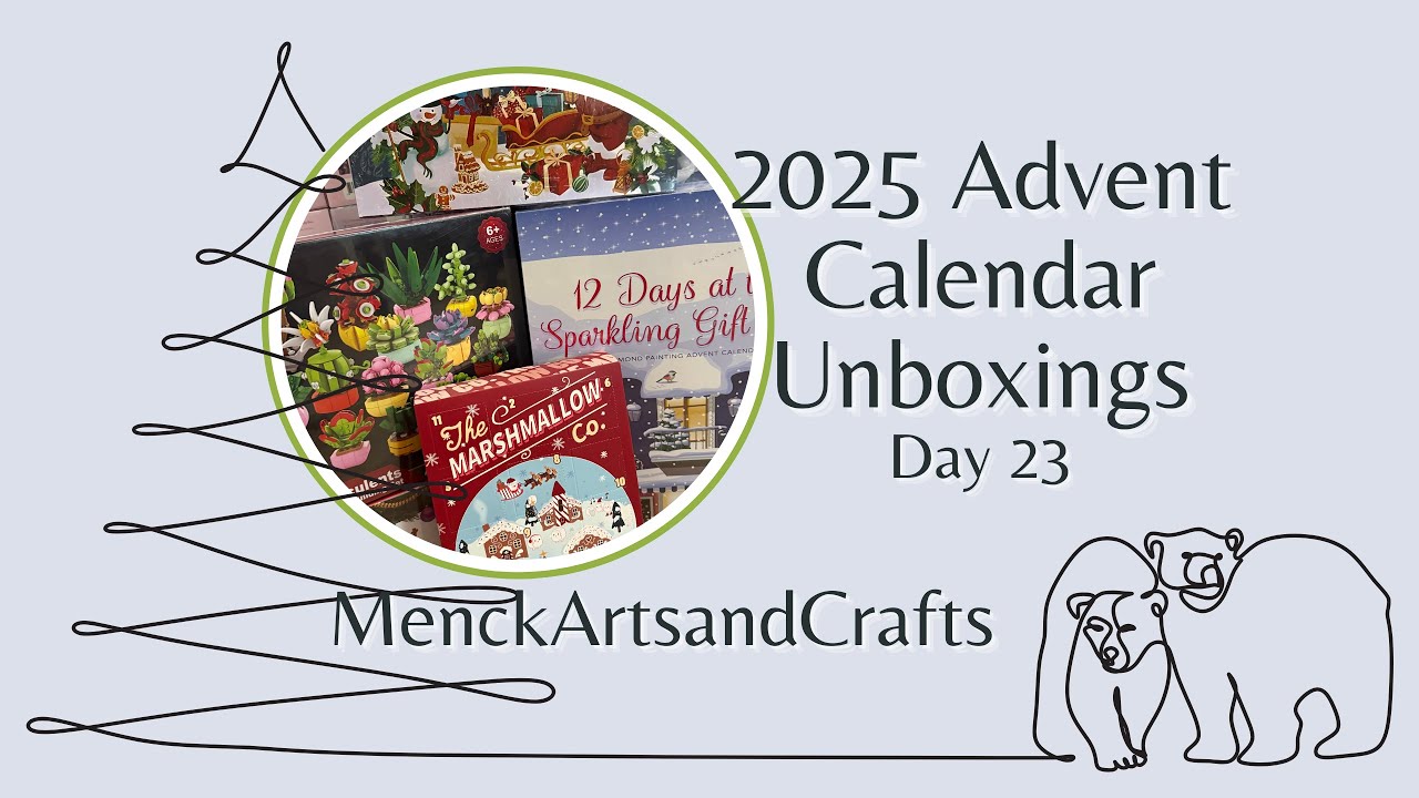 2025 Advent Calendar Unboxings Day 23 - THAT’S A Marshmallow?!?!?!?! And Special Guest Mochi/Sushi