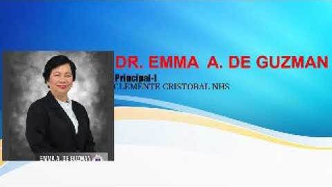 CLEMENTE CRISTOBAL NHS BRIGADA ESKWELA AND OPLAN BALIK-ESKWELA VIRTUAL KICK-OFF