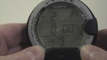 Suunto Vytec non DS 14 logbook features