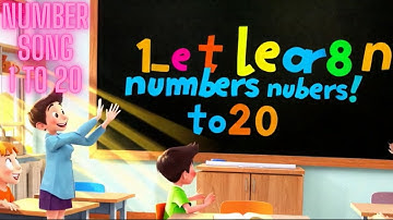 Number Song 1 to 20 | Fun Kids Song | Learn Numbers with Animation