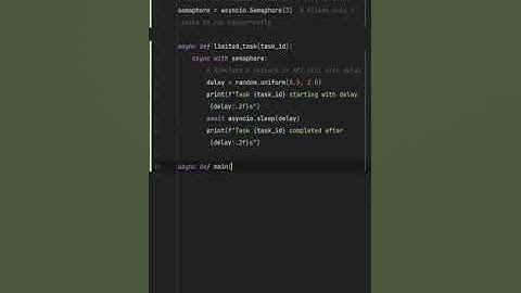 Why use asyncio.Semaphore for concurrency limits? Pythons asyncio.Semaphore #secret to Limiting