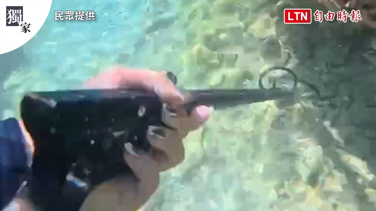 獨家》墾丁潛水客「撈獲」非法魚槍 警嘆:無動力魚槍難辦 獨家》墾丁潛水客「撈獲」非法魚槍 警嘆:無動力魚槍難辦