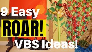 9 Easy VBS Decorations for Roar! VBS 2019 | FAST, AFFORDABLE, & EASY DIYS