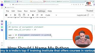 A Practical Guide to Python's Variable-Part-1 | Data Science Course in Delhi | Uncodemy