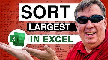 Excel - Sorting a Data Set by Customer Size: Excel Trick the Largest Customer at Top - Episode 755