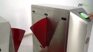 FBL Series Flap Barrier Turnstile Demostration