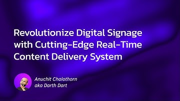 Dart แบบ Dart Dart EP131: Revolutionize Digital Signage with Real-Time Content Delivery System