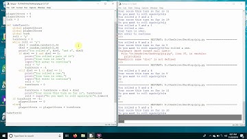 Python Dice Game Tutorial Part 3