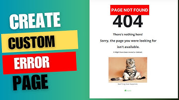 How to Create Custom 404 Error Page in Blogger | Create 404 Error Page