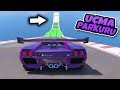 Eski Hızlı Arabalar Uçma Parkurunda Uçuyor - GTA 5