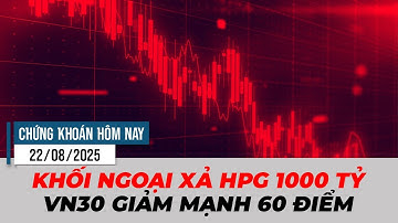Dòng tiền tháo chạy - VN-Index mất hơn 42 điểm | Chứng khoán hôm nay 22/8/2025