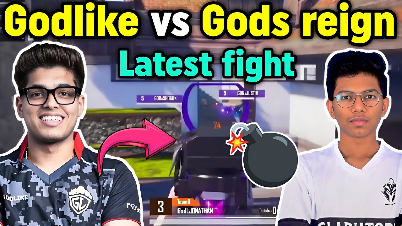 Godlike vs Gods reign latest fight 🥵 Jonathan Admino Jelly and Simp 🔥 ...