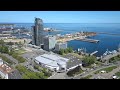 Centrum Gemini / Waterfront rozbiórka - MaxDron