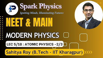 Modern Physics Lec: 5/18 | Spark Physics:Neet & Main Series| Class XI | Sahitya Roy(IIT KGP)