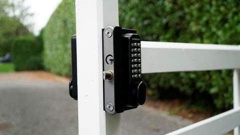 How to install the Gatemaster Superlock for wooden gates