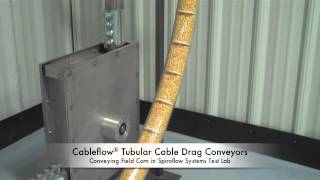 Cableflow Tubular Cable Drag Conveyor Running Field Corn