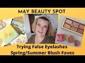 Beauty Spot: Glossybox Offer, Trying False Eyelashes & My Fave Spring/Summer Blushes