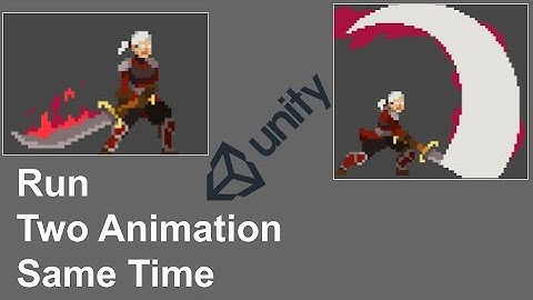 How to play two animations at same time Unity3D, Play Two Animations Simultaneously using Animator