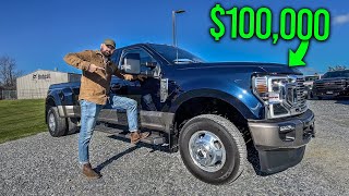 INSIDE a $100,000 Work Truck