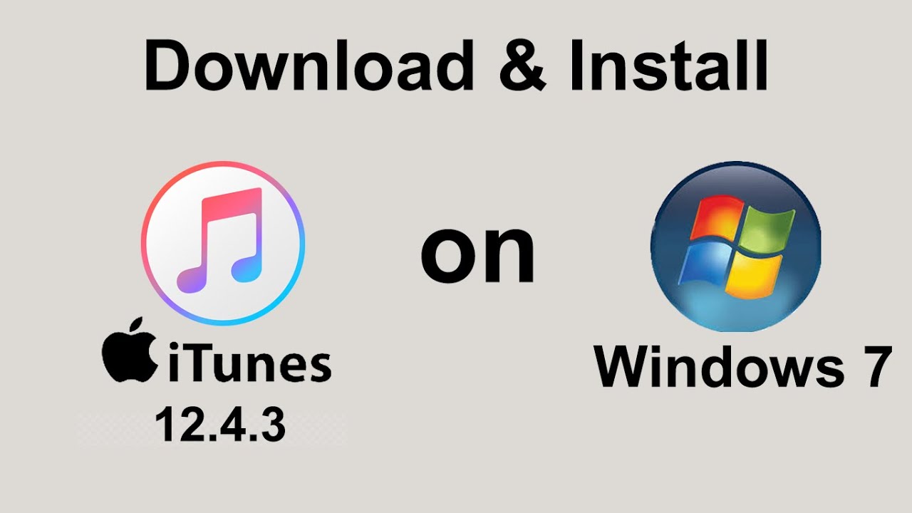 How to Download and Install Apple iTunes 12.4.3 on windows 7