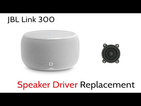 Repair JBL Link 300 Speaker Driver Blown How To Tutorial