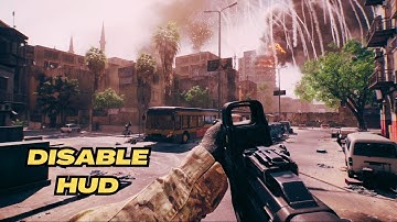 Disable the HUD in Battlefield 6