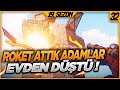 32 ROKET ATTIK ADAMLAR EVDEN AŞAĞI DÜŞTÜ ! RUST #32