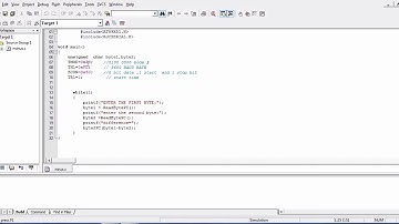 Subtraction of 2 bit numbers ( Using keil and Proteus)