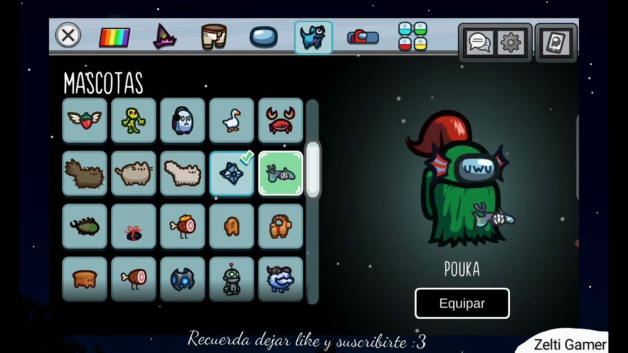 Todas las mascotas de Among Us y sus animaciones | Espero que os guste ❤️