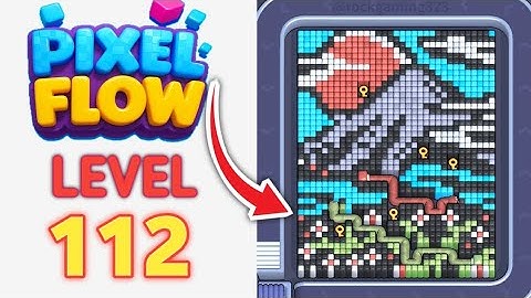Pixel Flow Level 112 Walkthrough