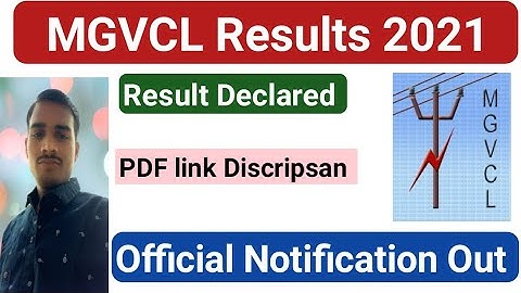 Mgvcl junior assistant Results 2021 by S P Research Center / Mgvcl Results / #mgvcl