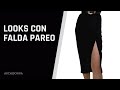 3 LOOKS | COMBINAR FALDA LAPIZ PAREO