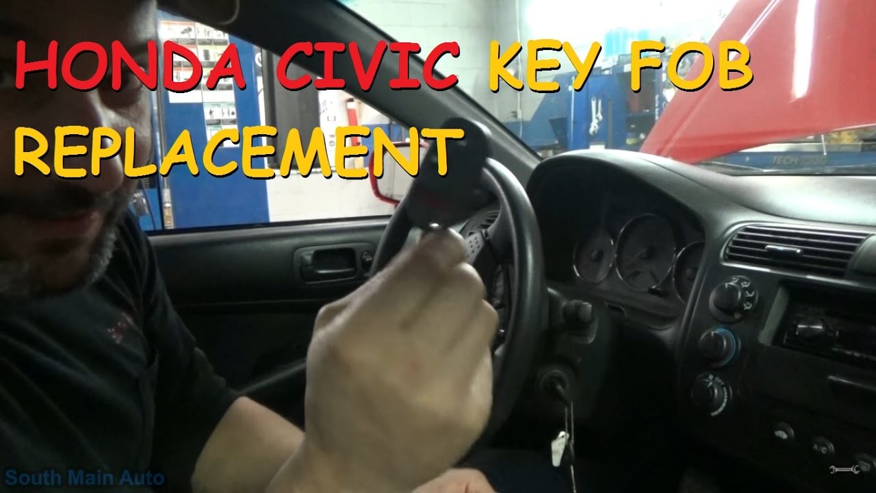 Honda Civic Key Fob Replacement - YouTube