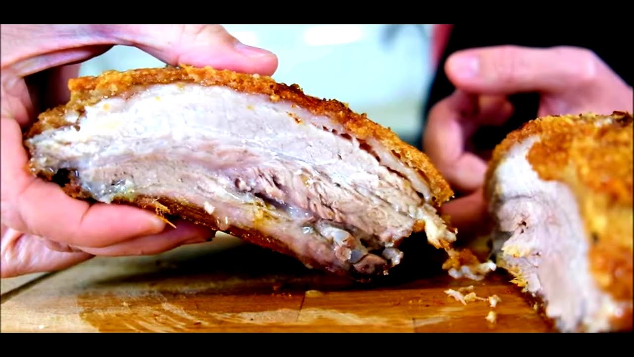 Panceta de Cerdo al Horno Crujiente y sabrosa. Crispy Pork Belly by Master  Choof - YouTube