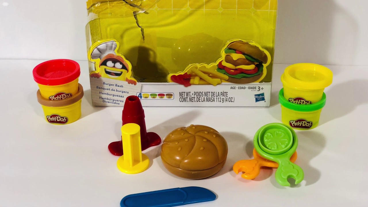 play doh burger bash